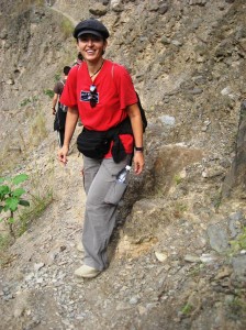 Miha on the Trail to Machu Picchu