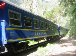 Perurail train to Machu Picchu