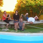 Fellow pilgrims along El Camino Spain