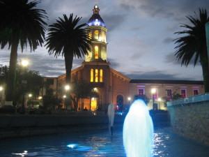Otavalo at night