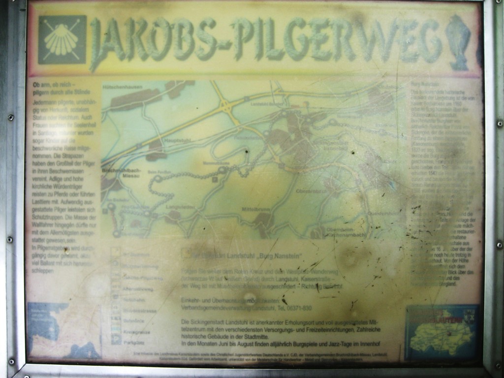 Nanstein Castle-Map of the pilgrimage