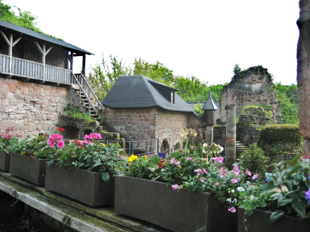 Nanstein Castle Courtyard