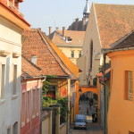 Streets of Sighişoara Romania
