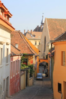 Streets of Sighişoara Romania