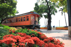 Tren in Malecon District Guayaquil Ecuador