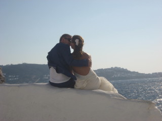 Mykonos honeymooners