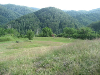 View from Costesti Citadel