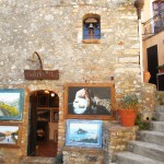 Artist shop in Castelmola