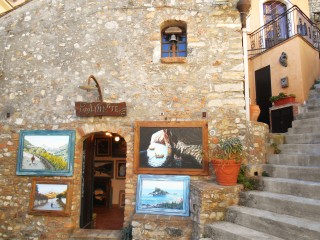 Artist shop in Castelmola