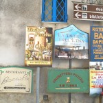 Castelmola, signs