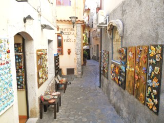 Castelmola, street
