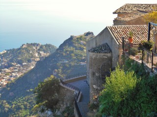 Castelmola, view downhill