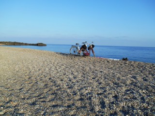 Beach near Gianni House Hostel sicily