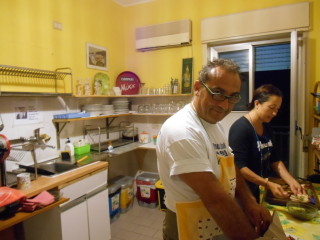 Italian cooking class gianni house
