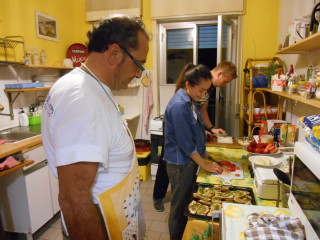 Italian cooking class gianni house