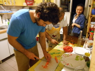 Italian cooking class gianni house