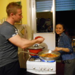 Italian Cooking Students at Gianni House