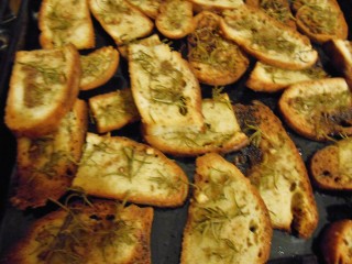 Food at Pasta Party gianni house