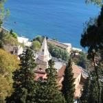 On the way to Madonna della Rocca Castelmola