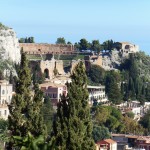 View of Greek Theater in Taormina