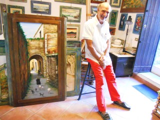 Paintings and artist, Castelmola