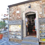 Souvenir shop in Castelmola