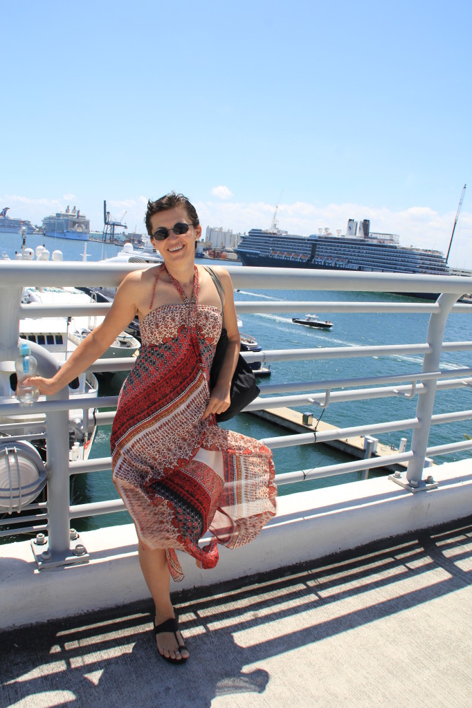 Miha and Fort Lauderdale's yachts and cruise ships in the port