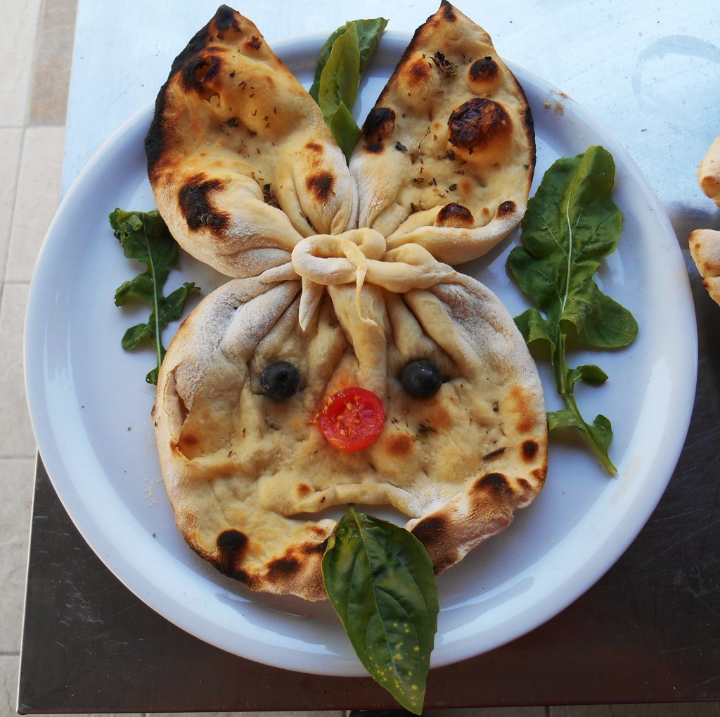 Pizza at Agriturismo L'Arca
