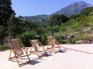 By the pool at Agriturismo L'Arca
