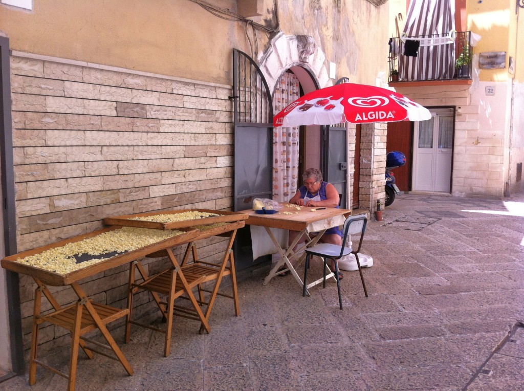 Pasta the traditional way, Puglia, Italy