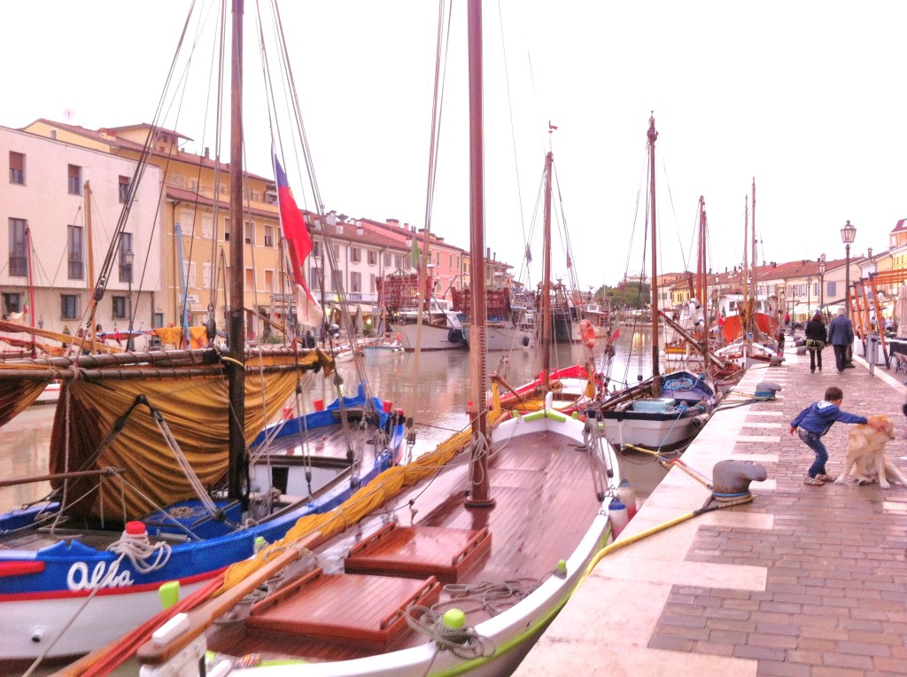 Visting Cesenatico, Italy while Couchsurfing Forli Emilia Romagna