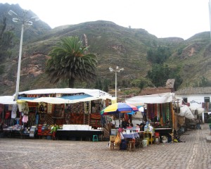 Outdoor Market Pisac Peru