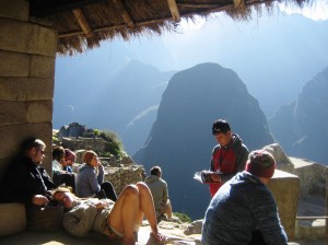 Early Morning Break at Machu Picchu