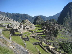 Machu Picchu Terraced Landscape