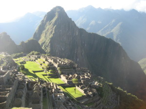 View from Above Machu Picchu