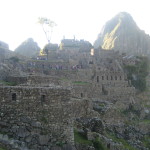 Stone Walls of Machu Picchu Peru