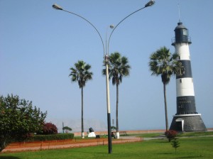 Lighthouse in Lima Peru