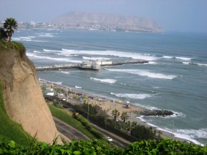 Lima Peru coastline