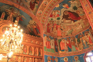 Romanian Monasteries Interior Agapia de Sus Romanian Monastery