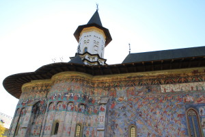 Hand Painted Monastery Northern Romania