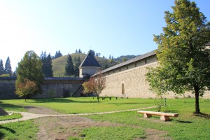 Romanian Monasteries: Sucevița Courtyard