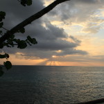 one step closer to a negril jamaica sunset