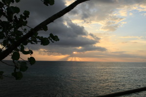 one step closer to a negril jamaica sunset