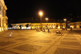 Piata Mare Sibiu romania
