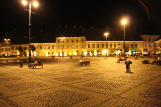 Piata Mare Sibiu romania