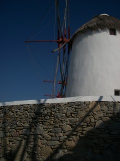 Shaded Windmill Mykonos