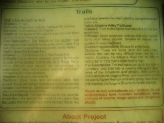 Trails in Ala Archa
