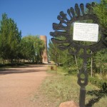Burana Tower entrance