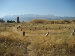 Balabal cemetery burana tower