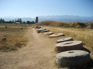 Balabal cemetery burana tower